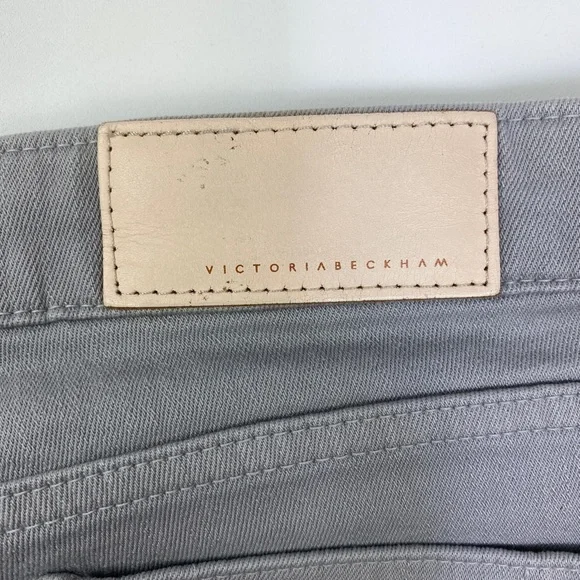 Victoria Beckham Gray Denim Ankle Skinny Jean Size 32 - Picture 12 of 13
